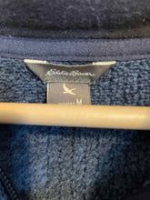 Load image into Gallery viewer, Size Medium Eddie Bauer Navy Women's Fleece Sweatshirt