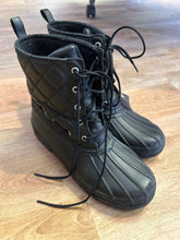 Load image into Gallery viewer, Shoe Size 9 Sperry Black Women's Winter Boots