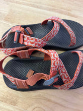 Load image into Gallery viewer, Shoe Size 7 Chaco Orange Sandals