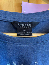 Load image into Gallery viewer, Size Large kyodan Blue Women's Long Sleeve Shirt