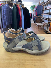 Load image into Gallery viewer, Shoe Size 6 Merrell Blue Sandals