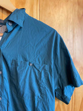 Load image into Gallery viewer, Size S Eddie Bauer dark teal Women's Short Sleeve Shirt