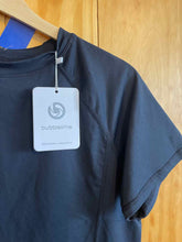 Load image into Gallery viewer, Size XL Bubblelime Black Women's Short Sleeve Shirt