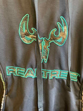 Load image into Gallery viewer, Size M Real Tree Blue Women's Hoodie