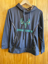 Load image into Gallery viewer, Size M Real Tree Blue Women's Hoodie