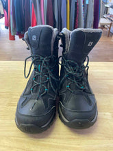 Load image into Gallery viewer, Shoe Size 7 Salomon Black Hiking Boots