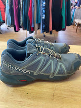 Load image into Gallery viewer, Women's Shoe Size 8.5 Salomon Blue Trail Running Shoes