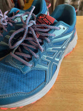 Load image into Gallery viewer, Women's Shoe Size 8.5 Asics Blue Trail Running Shoes