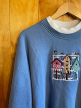 Load image into Gallery viewer, Size 2X Top Stitch Blue Women's Sweater & Sweatshirt