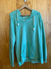 Load image into Gallery viewer, Size XL Ocean Drive Teal Women's Hoodie