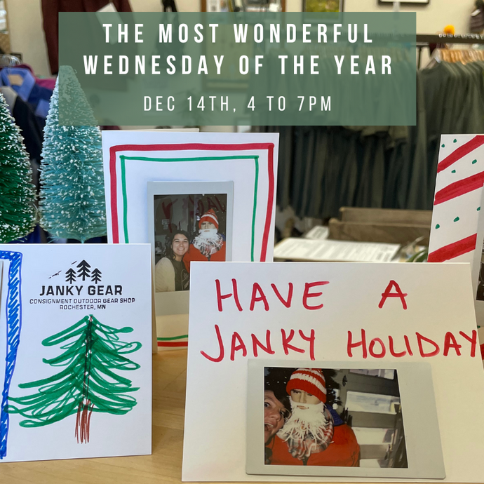 Get a pic and make a Holiday Card with our non-traditional Santa