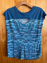 Load image into Gallery viewer, Size XL smartwool Blue Women's Short Sleeve Shirt

