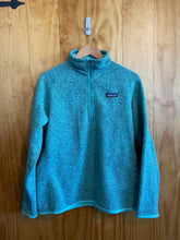 Load image into Gallery viewer, Size Large Patagonia Teal Women's Fleece Sweatshirt
