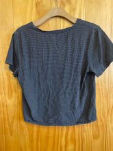 Load image into Gallery viewer, Size Large Athleta Black Women's Short Sleeve Shirt
