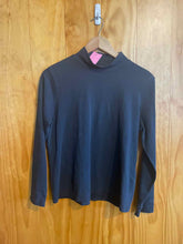 Load image into Gallery viewer, Size Large Petite LL Bean Black Women's Long Sleeve Shirt

