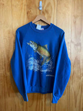Load image into Gallery viewer, Size Large Jerzees Blue Women's Sweater &amp; Sweatshirt
