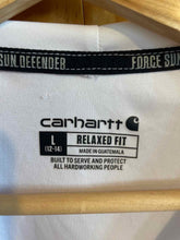 Load image into Gallery viewer, Size L Carhartt White Women&#39;s Long Sleeve Shirt

