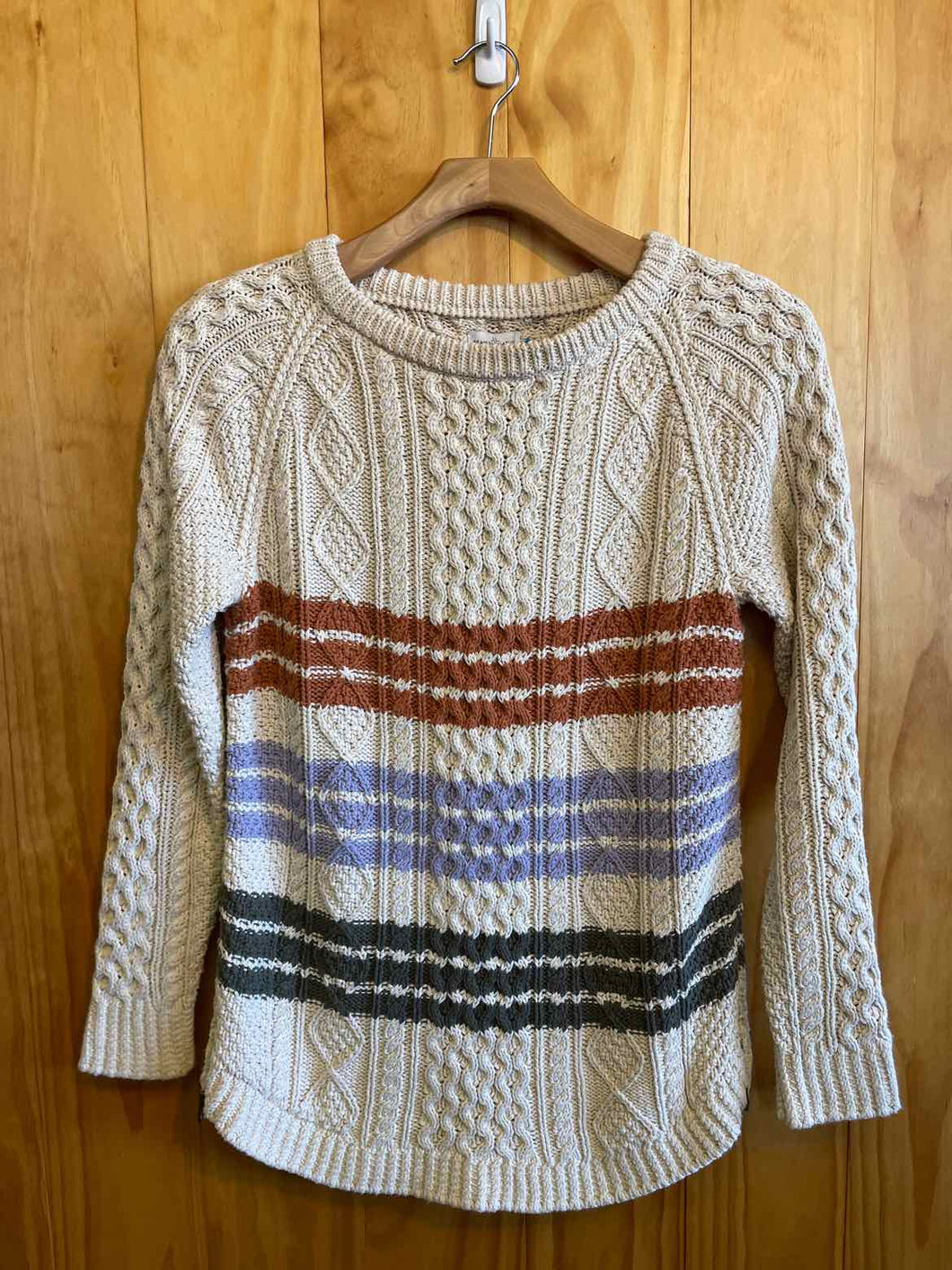Size Small L.L. Bean Cream Women's Sweater & Sweatshirt