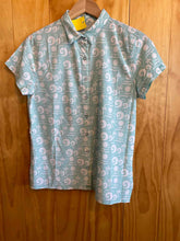 Load image into Gallery viewer, Size Small Rabbit Mint Green Women's Short Sleeve Shirt
