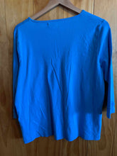 Load image into Gallery viewer, Size XL Talbots Blue Women's Long Sleeve Shirt
