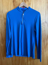 Load image into Gallery viewer, Size Large Sofibella Blue Women&#39;s Long Sleeve Shirt
