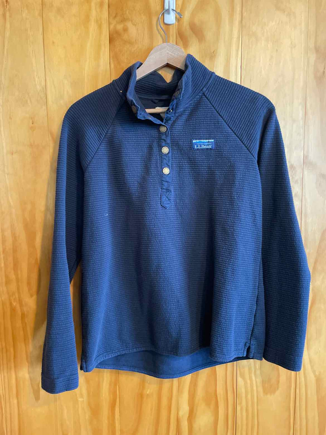 Size S LL Bean Navy Women's Fleece Sweatshirt