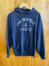 Load image into Gallery viewer, Size L Retrovision Navy Women's Hoodie
