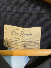 Load image into Gallery viewer, Size L Old Ranch Black Women&#39;s Flannel
