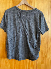Load image into Gallery viewer, Size 10 Lululemon Dark Gray Women's Short Sleeve Shirt
