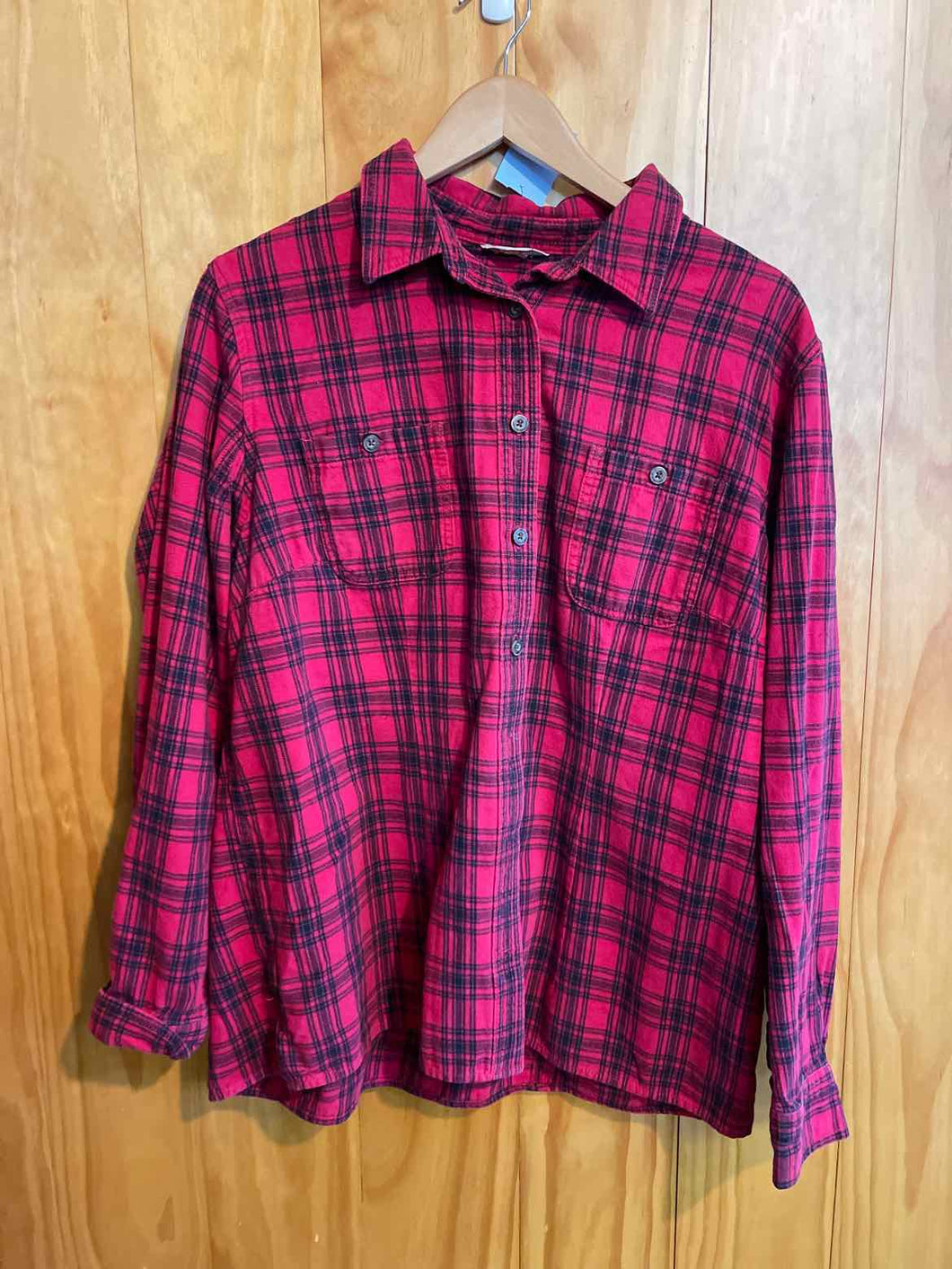 Size L Duluth Trading Red Women's Flannel
