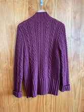 Load image into Gallery viewer, Size Medium Duluth Trading Burgundy Women&#39;s Sweater &amp; Sweatshirt
