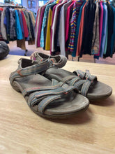 Load image into Gallery viewer, Shoe Size 8.5 Teva Brown Sandals
