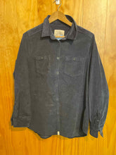 Load image into Gallery viewer, Size L Old Ranch Black Women&#39;s Flannel
