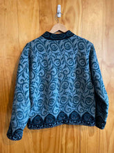 Load image into Gallery viewer, Size Medium Icelandic Design Teal Women's Sweater &amp; Sweatshirt
