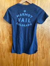 Load image into Gallery viewer, Size XS Marmot Navy Women's Short Sleeve Shirt
