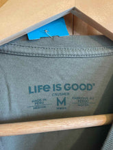 Load image into Gallery viewer, Size M Life is Good Men's Long Sleeve Shirt
