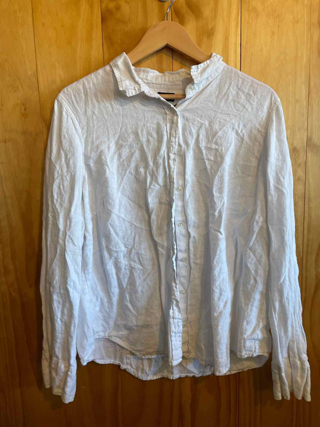 Size 18 Baird McNutt White Women's Long Sleeve Shirt