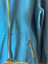 Load image into Gallery viewer, Size Large Black Diamond Blue Women's Fleece Sweatshirt
