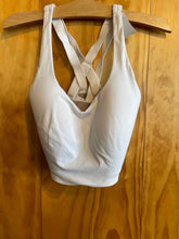 Load image into Gallery viewer, Women Size 36DD Lululemon White Sports Bra
