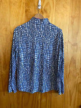 Load image into Gallery viewer, Size Large Ibkul Navy Women&#39;s Sweater &amp; Sweatshirt
