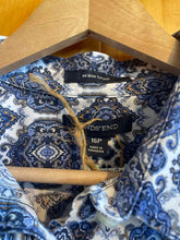 Load image into Gallery viewer, Size 16P Lands End Blue Women's Flannel
