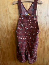 Load image into Gallery viewer, Size M Duluth Trading Co. Red Women's Overalls
