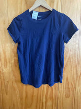 Load image into Gallery viewer, Size Small Madewell Navy Women's Short Sleeve Shirt
