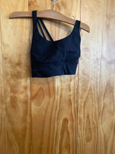 Load image into Gallery viewer, Women Size 6 Lululemon Black Sports Bra
