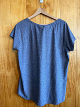 Load image into Gallery viewer, Size L Eddie Bauer Grey Women's Short Sleeve Shirt
