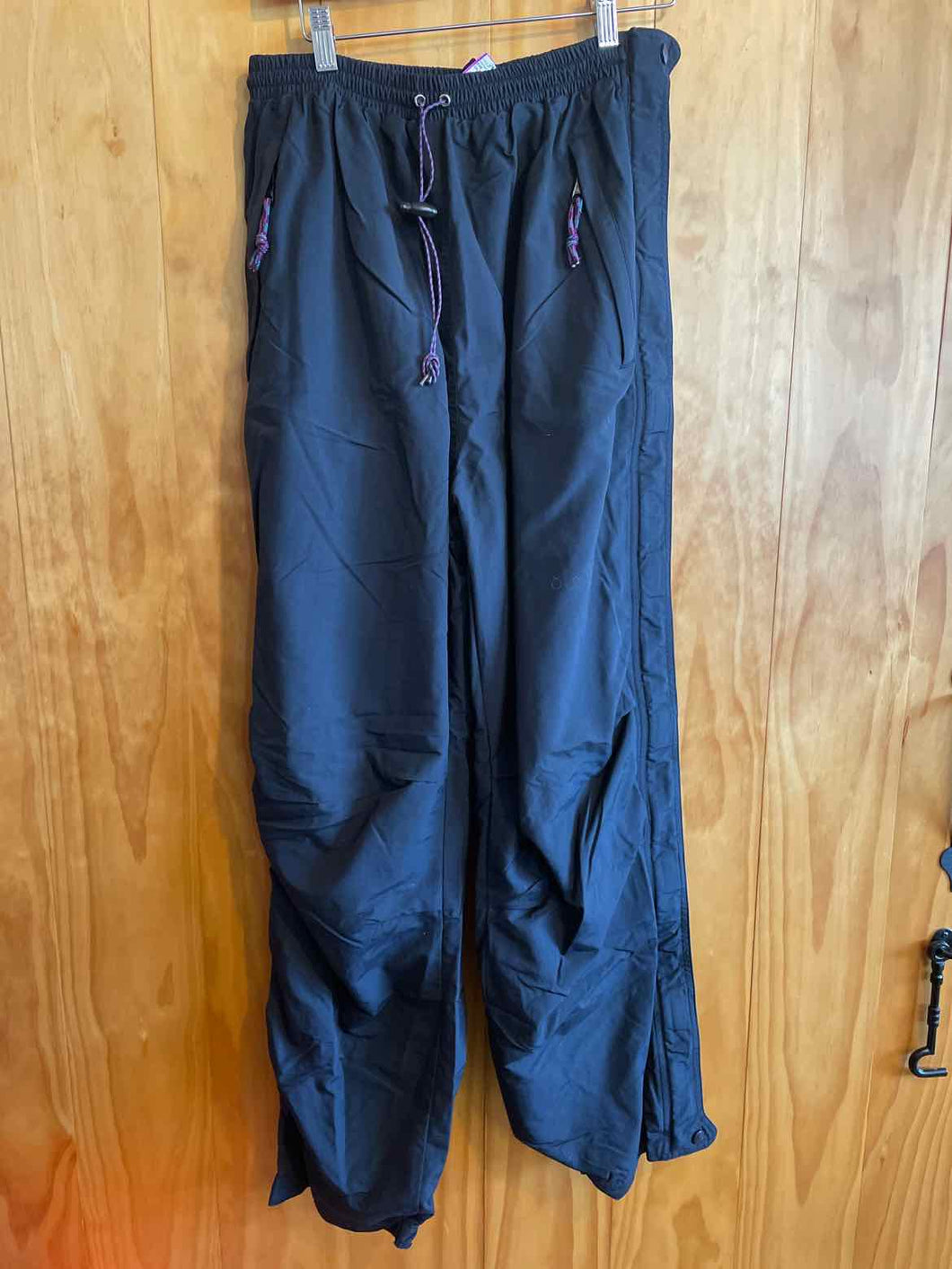 Size Medium EMS Black Women's Rain Pants