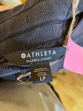 Load image into Gallery viewer, Size L/P Athleta Black Joggers
