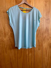 Load image into Gallery viewer, Size L Head Turquoise Women's Short Sleeve Shirt

