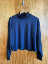 Load image into Gallery viewer, Size M Athleta Navy Women's Long Sleeve Shirt
