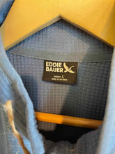 Load image into Gallery viewer, Size L Eddie Bauer Light Blue Women's Fleece Sweatshirt
